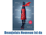 Heute kommt um Mitternacht der Beaujolais Nouveau - wie immer am 3. Donnerstag im November, in den Handel weltweit.
